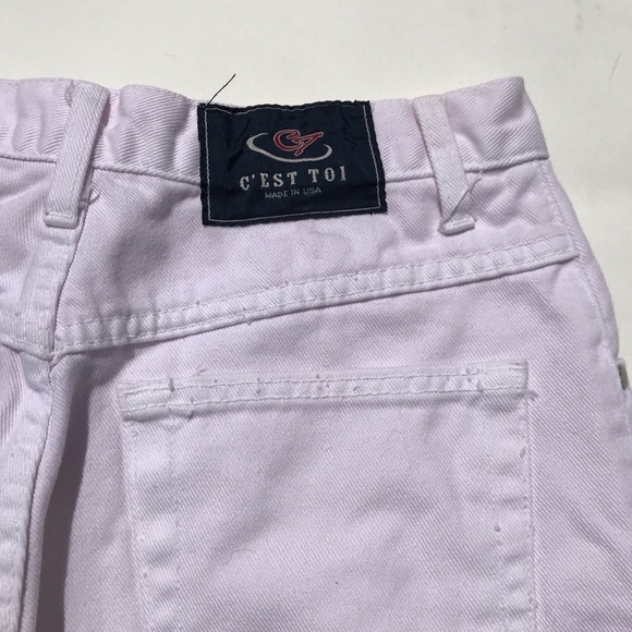 Vintage Jean Shorts High Waist Mom Jeans Large 29 - Picture 4 of 5